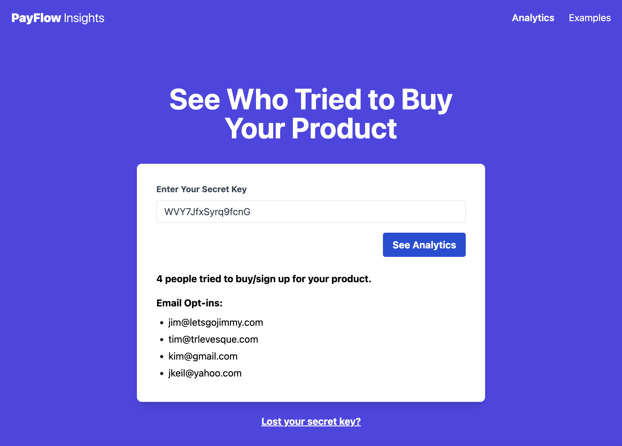 Payflow Insights